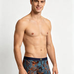 3 Pack Men's Antibacterial Mid-Rise Mesh Breathable Comfy Trunks