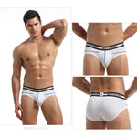 3 Pack Men's Comfortable Sporty Breathable Low-Waist Sexy Briefs