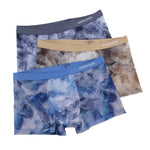 4 Pack Men's Antibacterial Crotch Comfortable Stretch Lightweight Trunks