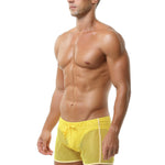 2 Pack Men's Hollow Out Breathable Lounge Sports Shorts