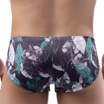 4 Pack Men's Ultra-Thin Moisture-Wicking Bold Prints Low-Rise Trunks