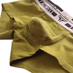 2 Pack Men's Ultra-Soft Breathable Cotton Supportive Fit Sporty Cut Comfy Trunks