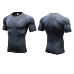Men's Fitness Running Moisture-Wicking & Quick-Dry Fabric Activewear Tops & Tights