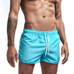 Quick Dry Beach Shorts with Drawstring