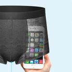 2-pack Men's Ice Silk Breathable Printed Hollow Boxer Briefs