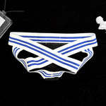 2 Pack Men's Sexy Low-Rise Breathable Trendy Design Lightweight Jockstrap