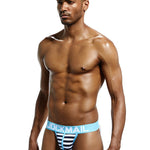 2 Pack Men's Lightweight & Airy Comfy Waistband Stretch Silky Touch Jockstraps
