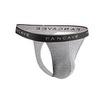 3 Pack Men's Modal U-Pouch Mid-Rise Thongs