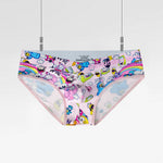 2 Pack Men's Playful Cartoon No-Tag Comfortable and Breathable Briefs