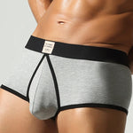2 Pack Men’s Soft & Breathable Trunks with Supportive Pouch