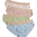 2 Pack Men’s Low-Rise Split-Side Bikini with Separate Pouch
