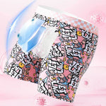 3 Pack Men's Anti-Chafing Stay-Put Fit Bold Prints Skin-Friendly Premium Cotton Boxers Briefs