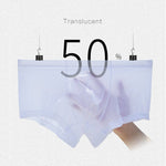 Lightweight Breathable Ice Silk U Contoured Boxers for Men