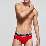 2 Pack Men's Sporty Cut Odor-Control Day-Long Comfort Snug Fit Briefs