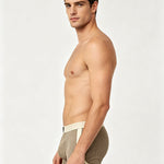 4 Pack Men's Skin-Friendly & Trendy Striped Lightweight Boxer Briefs