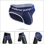 2 Pack Men's Middle-Rise Cotton Sexy Briefs