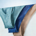 4 Pack Men's High-Stretch & Low-Rise Lace Trim Large Pouch Thongs