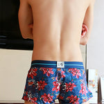 2 Pack Men's Comfortable & Breathable Cotton Skin-Friendly Trunks