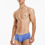 2 Pack Men's Stretch Fit Lightweight & Airy Solid Color Premium Comfy Trunks