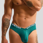 2 Pack Men's U-Pouch V-Front Low-Rise Briefs