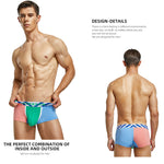 2-pack Men's Colorblock Cotton Boxer Briefs