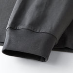 Men's Vintage Soft Pure Cotton Long Sleeve Oversized Relaxed-Fit Loungewear Tops