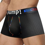 2 Pack Men's Athletic Mesh Trunks with Sculpted Pouch and Stretch Fit