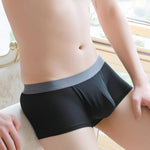 2 Pack Men's Ultra-Thin Trunks with Open Fly