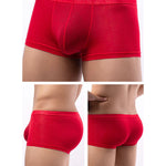 4 Pack Men's Sexy Breathable Jacquard Trunks