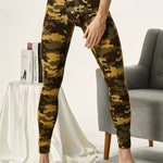Men's Camouflage Cotton Long Johns with Side Stripes