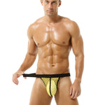 3 Pack Men's Mesh Breathable Supportive Pouch Lightweight Thongs