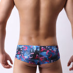 4 Pack Men's U-Pouch Low-Rise Moisture-Wicking Trunks