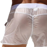 Men's Non-Lined Translucent Sexy Beach Shorts