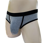 3 Pack Men's Seamless Comfort Large Supportive Pouch Sexy Low-Rise Briefs