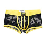 2 Pack Men's Camouflage Print Mesh Supportive Fit Touch-Free Soft-Touch Trunks