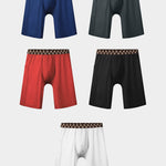 3 Pack Men's Anti-Chafing Extended Length High-Stretch Midway Briefs