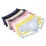 Men’s Sexy Solid Color Suspender Briefs