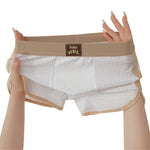 4 Pack Men's Odor-Control Comfy Waistband Skin-Friendly Boxer Briefs