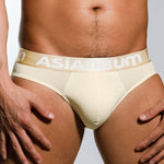 2 Pack Men's Ice Silk Mesh Breathable Simple & Sexy Design Comfort Briefs