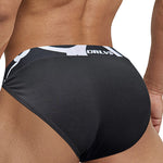 2 Pack Men's Modal Low-Rise Bikinis with Support Pouch and Tagless Waistband