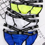 2 Pack Men's Ice Silk Mesh Capsule Pouch Sexy Jockstrap