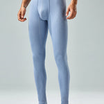 Seobean Men's Thin Autumn and Winter Essential Thermal Underwear Long Pants