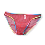 3-pack Men's Ultra-sheer Rainbow-edge Mesh Briefs