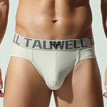 2 Pack Men's Ultra-Soft Cotton Mid-Rise Sporty Cut Seamless Comfort Bikini