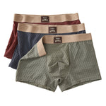 4 Pack Men's Cooling Mid-Rise Stretchy & No-Roll Hem Trunks