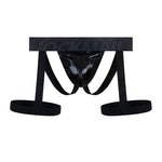 Men's Second-Skin Feel Adjustable Skin-Friendly Chafe-Free Design Shoulder Strap & Jockstrap