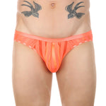 3 Pack Men's Sexy Striped Sheer Mesh Bikini