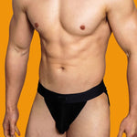 2 Pack Men's Low-rise High-cut Solid Briefs