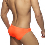 Men’s Solid Color Swim Briefs with Removable Pad