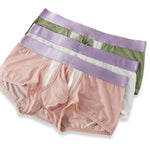 3 Pack Men's Supportive Pouch Lightweight Antibacterial Cooling Trunks